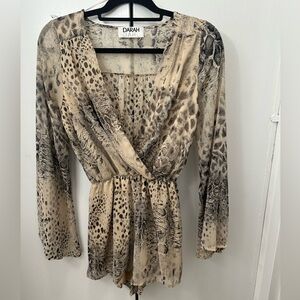 Darah Dahl Animal Print Dress